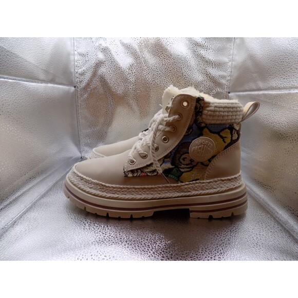 Balyghaioa Sports Fashion White Teddy Bears Men\'s Winter Boots Size 45/11.5